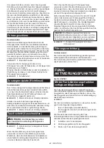 Предварительный просмотр 44 страницы Makita DSP601ZJU2 Instruction Manual