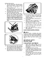 Предварительный просмотр 7 страницы Makita DSS610 Instruction Manual