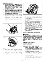 Preview for 7 page of Makita DSS610RTJ Instruction Manual