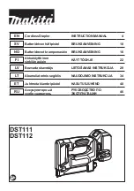 Preview for 1 page of Makita DST112 Instruction Manual