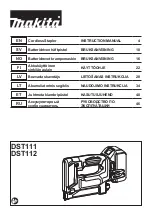 Makita DST112 Instruction Manual предпросмотр