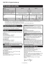 Preview for 16 page of Makita DST112ZJ Instruction Manual