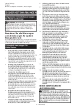 Preview for 17 page of Makita DST112ZJ Instruction Manual