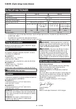 Preview for 49 page of Makita DST112ZJ Instruction Manual