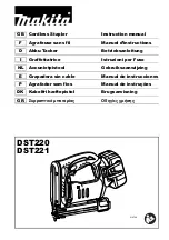 Preview for 1 page of Makita DST221RMJ Instruction Manual