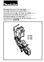 Makita DT 1800 Assembly Instructions Manual preview