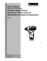 Предварительный просмотр 1 страницы Makita DT01 Instruction Manual