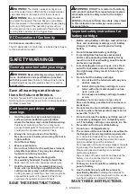 Preview for 5 page of Makita DTD152Z Instruction Manual