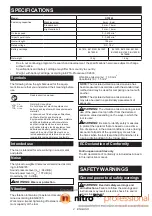 Preview for 2 page of Makita DTD153RJT Instruction Manual