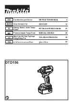 Makita DTD156SF1J Instruction Manual preview