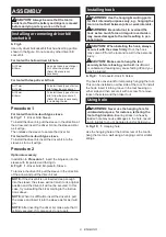 Preview for 9 page of Makita DTD156SF1J Instruction Manual