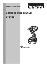 Makita DTD156STJ Instruction Manual preview