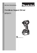 Makita DTD171Z Instruction Manual preview