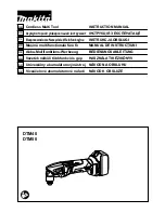 Предварительный просмотр 1 страницы Makita DTM50 Instruction Manual