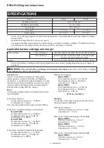 Preview for 4 page of Makita DTM50Z Instruction Manual