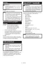 Preview for 21 page of Makita DTM50Z Instruction Manual