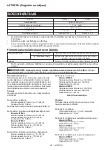 Preview for 28 page of Makita DTM50Z Instruction Manual