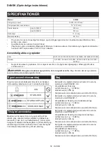 Preview for 58 page of Makita DTM52 Instruction Manual