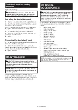 Preview for 10 page of Makita DTM52Z Instruction Manual