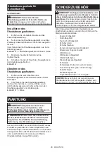 Preview for 26 page of Makita DTM52Z Instruction Manual