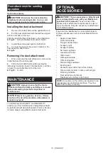 Preview for 10 page of Makita DTM52ZJ Instruction Manual