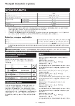 Preview for 11 page of Makita DTM52ZJ Instruction Manual