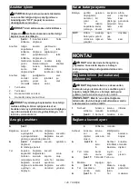 Preview for 140 page of Makita DTR180 Instruction Manual