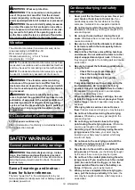 Preview for 14 page of Makita DTR181ZJ Instruction Manual