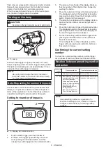 Предварительный просмотр 6 страницы Makita DTW074 Instruction Manual