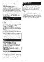 Preview for 9 page of Makita DTW1001XV Instruction Manual