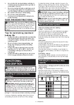 Preview for 6 page of Makita DTW1001ZJ Instruction Manual