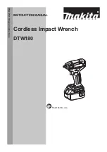 Makita DTW180Z Instruction Manual preview