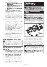 Предварительный просмотр 5 страницы Makita DTW180Z Instruction Manual