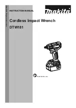 Makita DTW181Z Instruction Manual preview