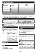 Preview for 2 page of Makita DTW181Z Instruction Manual