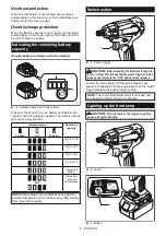 Предварительный просмотр 6 страницы Makita DTW181Z Instruction Manual