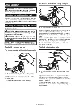 Предварительный просмотр 9 страницы Makita DTW181Z Instruction Manual