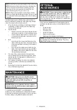 Preview for 11 page of Makita DTW181Z Instruction Manual