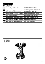 Preview for 1 page of Makita DTW251RTJ Instruction Manual