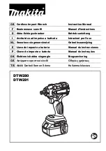 Makita DTW281RTJ Instruction Manual предпросмотр