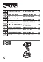 Preview for 1 page of Makita DTW284RTJ Instruction Manual