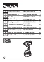 Makita DTW285 Instruction Manual preview