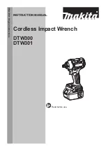 Makita DTW300RFJ Instruction Manual preview