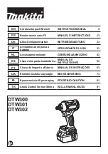 Preview for 1 page of Makita DTW302 Instruction Manual