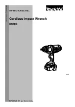 Preview for 1 page of Makita DTW450 Installation Instructions Manual