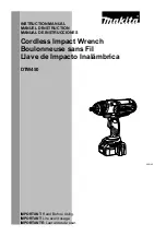 Makita DTW450XZ Instruction Manual preview