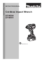 Makita DTW701RTJ Instruction Manual preview