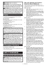 Предварительный просмотр 3 страницы Makita DTW701RTJ Instruction Manual