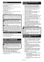 Preview for 6 page of Makita DTW701ZJ Instruction Manual