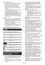 Предварительный просмотр 7 страницы Makita DUA250 Instruction Manual